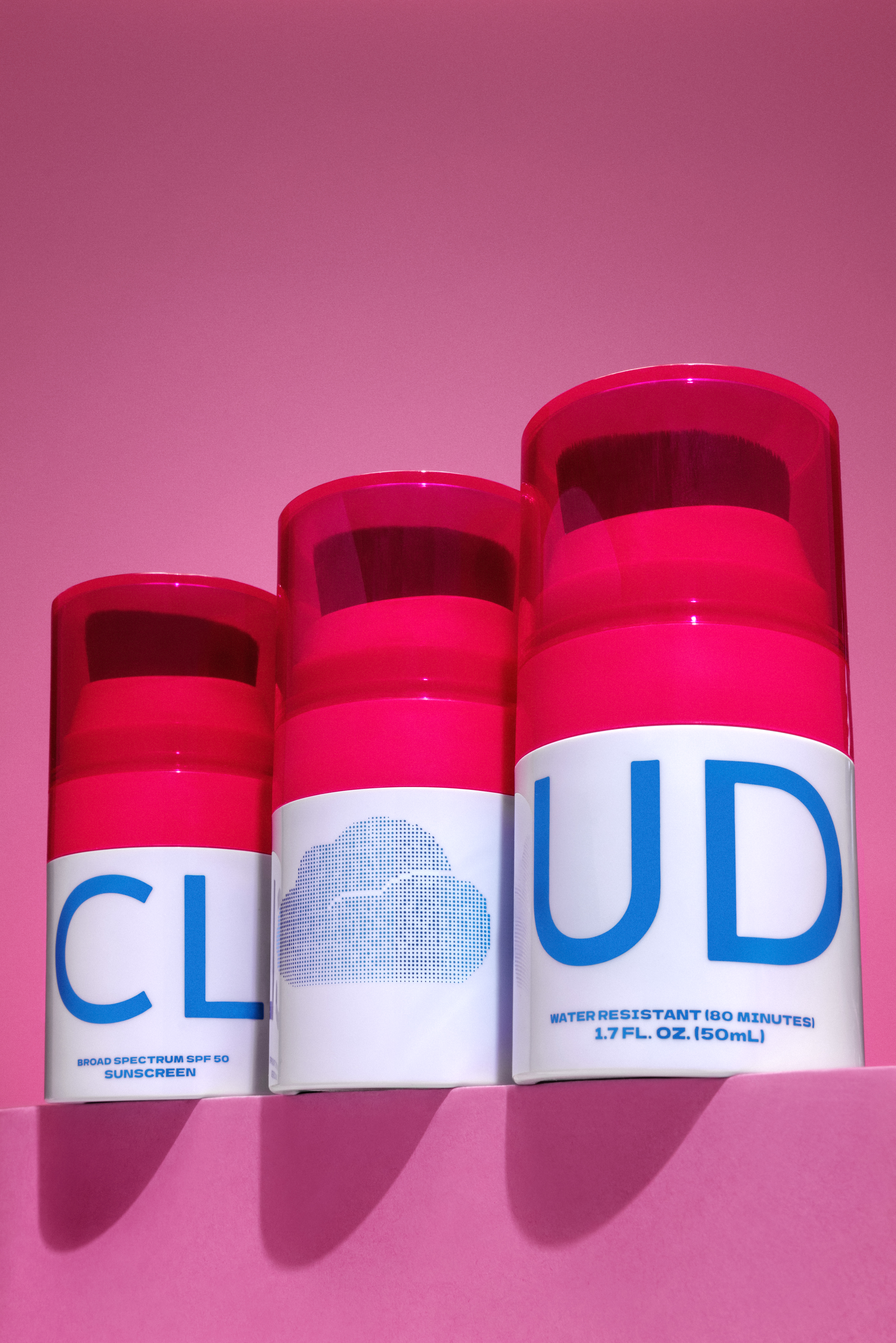 CLOUD Kids SPF 50 brush-on mineral sunscreen bottle